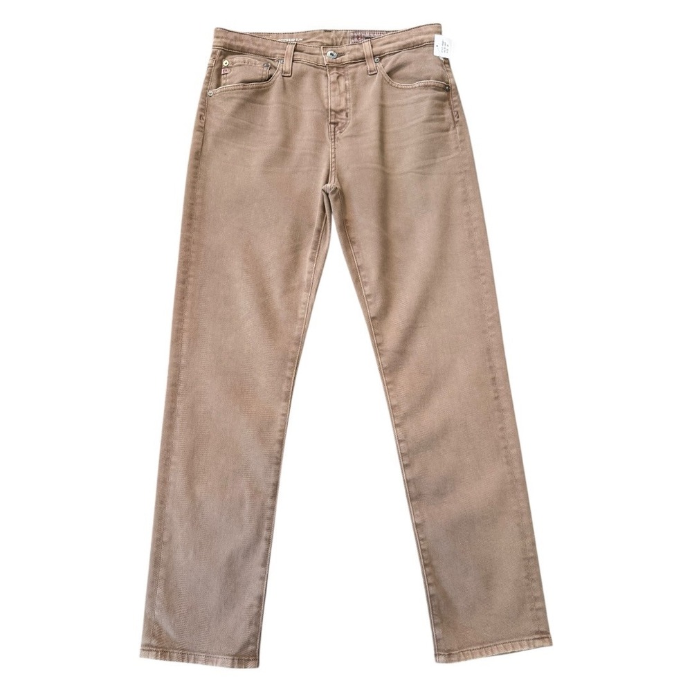 AG Adriano Goldschmied Ex-Boyfriend Slim Jeans Tan Size 4 26 NWT